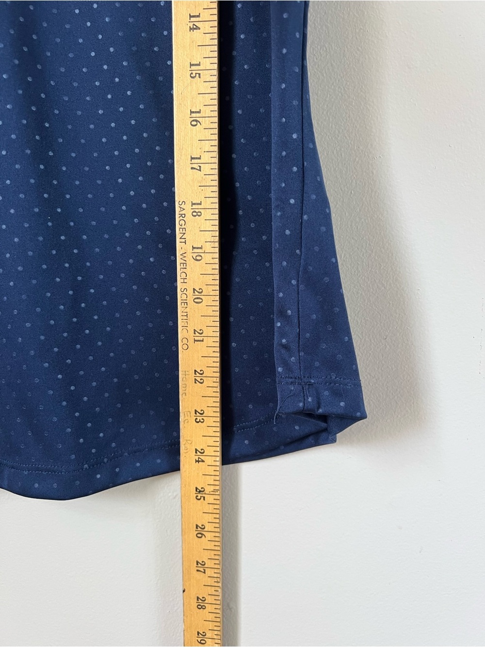 Greg Norman Women's Navy Blue Polka Dot Sleeveless Golf Polo Shirt Large - Picture 6 of 11